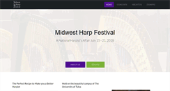 Desktop Screenshot of midwestharpfestival.org